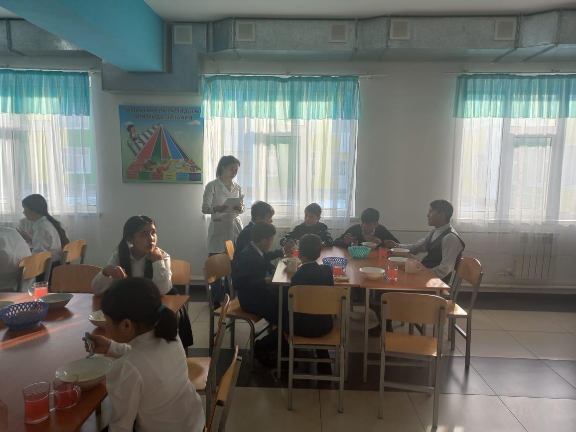 "Балықтың түрлері, оның адам ағзасына пайдасы" тақырыбында оқылған баяндаманың мәліметі